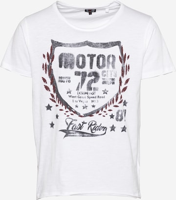 Key Largo T-Shirt 'MOTOR CITY' in Weiß: predná strana