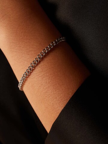 Bracelet 'Masche' Lucardi en argent : devant