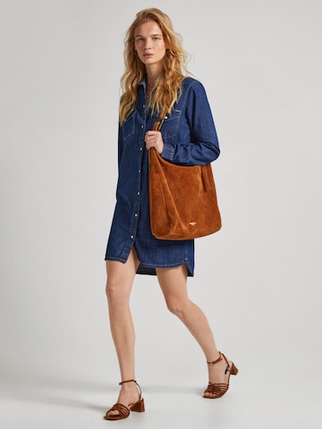 Pepe Jeans Shirt Dress 'MAYA' in Blue