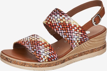 REMONTE Sandals in Brown: front