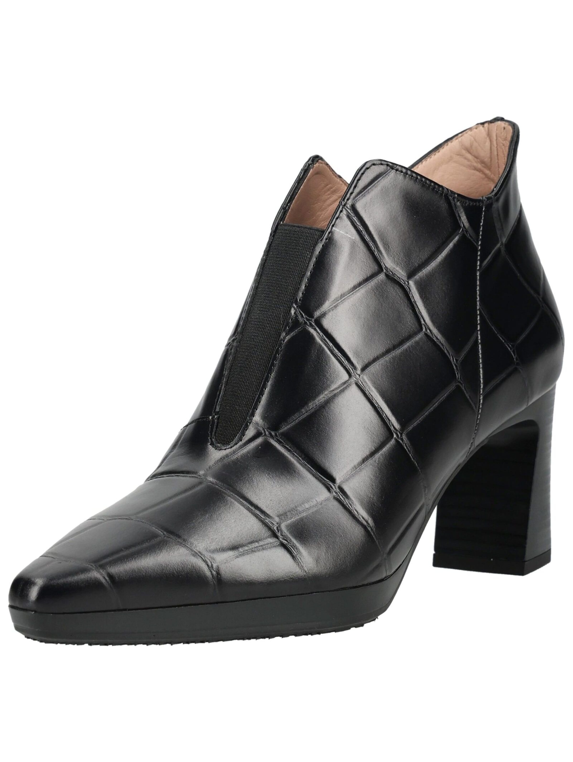 Bottines Hispanitas en noir : devant