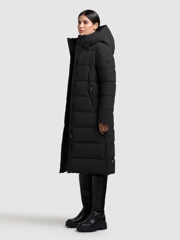 khujo Winter Jacket 'Inda' in Black