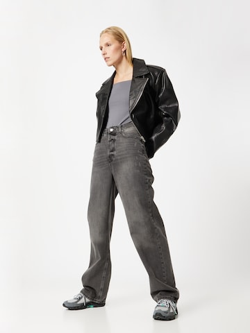 ONLY Wide leg Jeans 'CELESTE' in Zwart