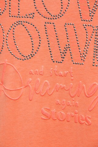Soccx Basic Beach-Kleid mit Artwork in Orange