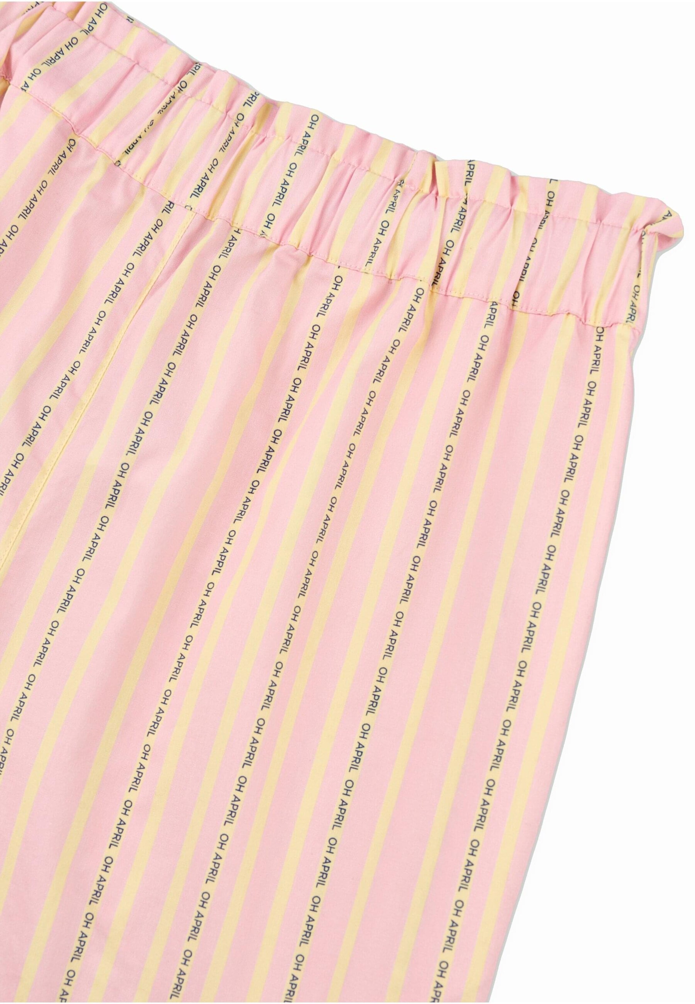 OH APRIL Regular Trousers 'Yuzu' in Pink