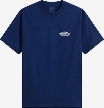 VANS Shirt 'VANS DOUBLE STANDARD SS TEE T-SHIRT' in Blauw: voorkant