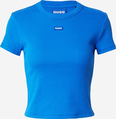 HUGO T-shirt 'Baby' i azur / vit, Produktvy