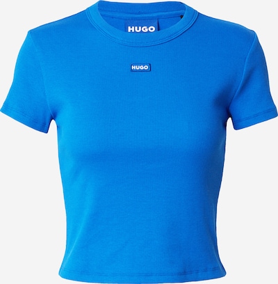 HUGO Blue T-shirt 'Baby' i azur / vit, Produktvy