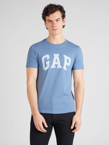 GAP Regular fit Тениска в синьо: отпред