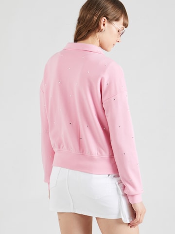 GUESS Sports sweat jacket 'SKYLAR' in Pink