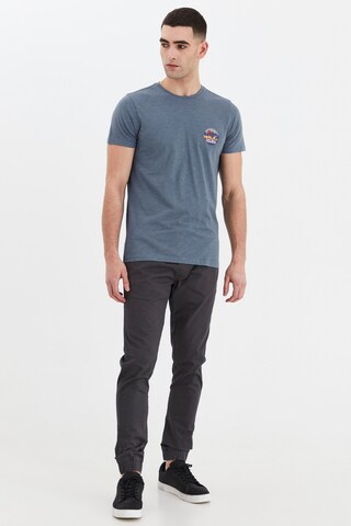 !Solid Shirt 'EMMO' in Blau