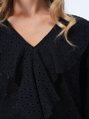 Trend Alaçatı Stili Blus i svart