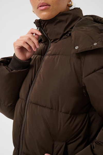 Kaffe Between-season jacket 'KANikalui' in XS in Dark brown, Item view