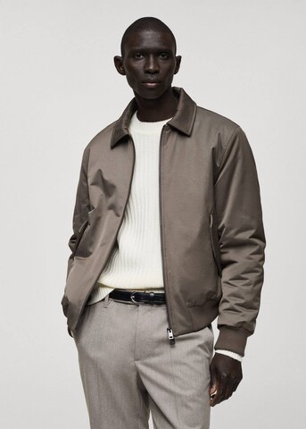 MANGO MAN Between-Season Jacket 'Giova2' in Brown: front