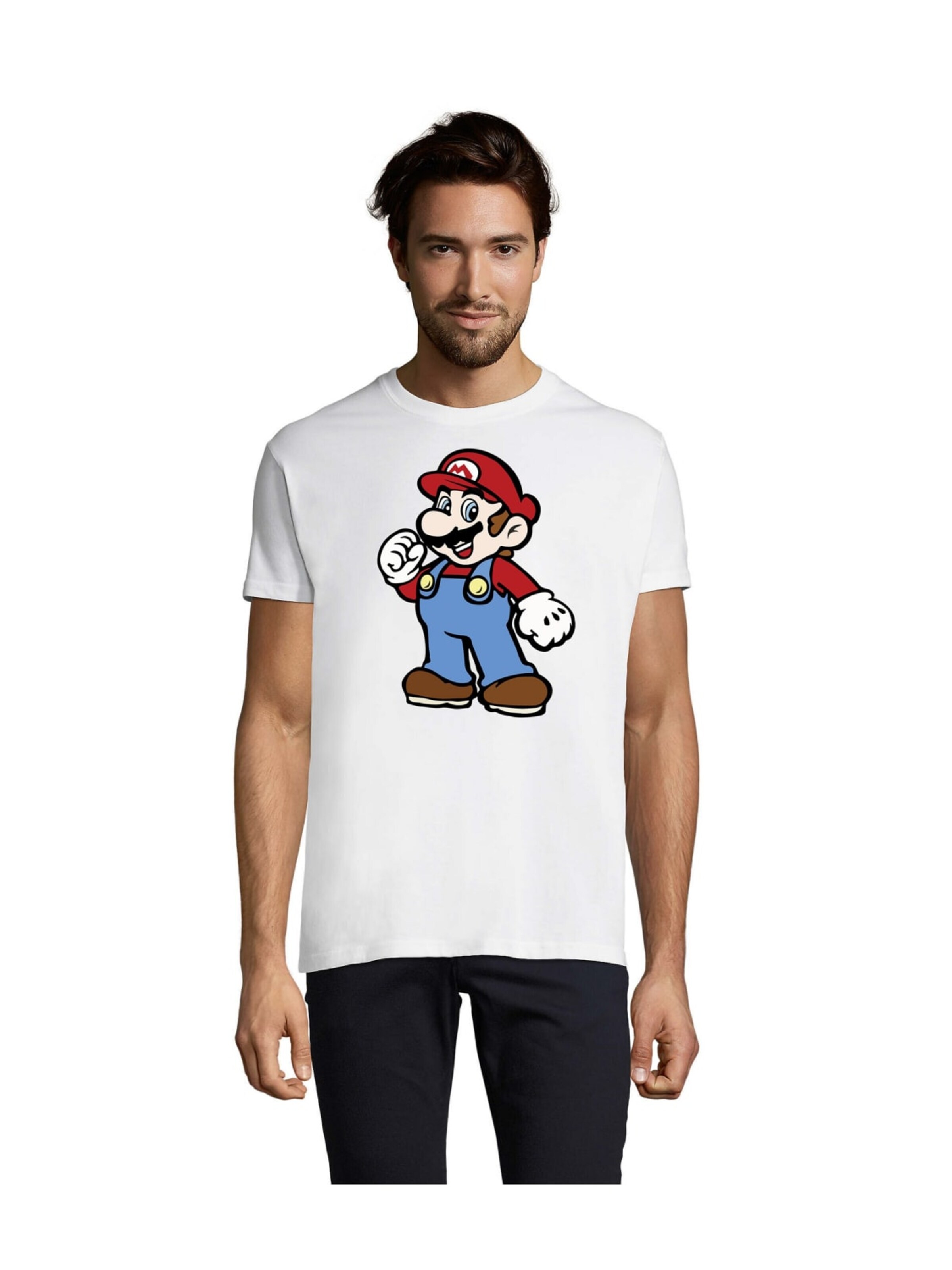Blondie & Brownie Shirt 'Mario2' in L in White, Item view
