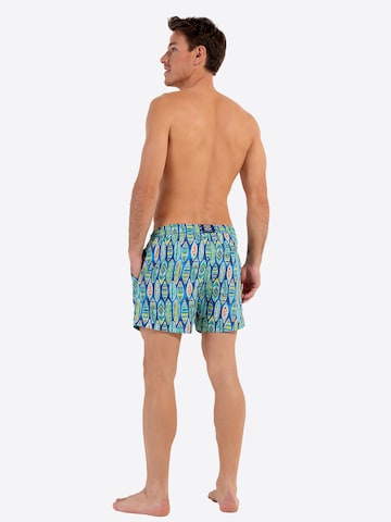 Shorts de bain ' Beach Boxer Marbella ' HOM en bleu