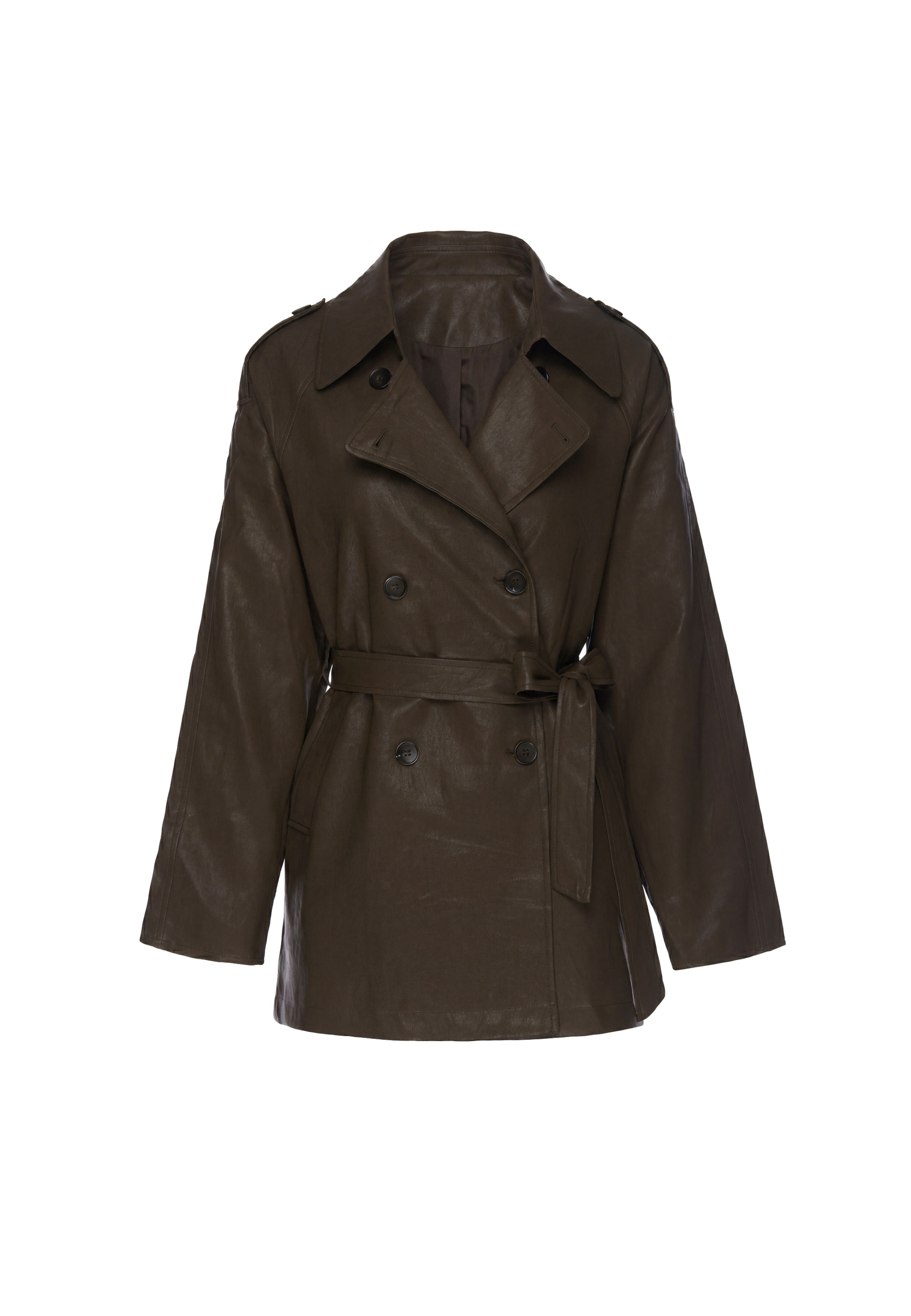 usha BLACK LABEL Tussenjas in Bruin: voorkant
