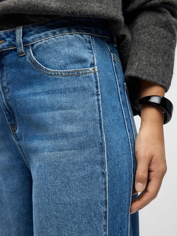 Wide Leg Jean 'OBJMoji' OBJECT en bleu