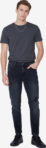 LTB Jeans - Vaquero 'LTB Jeans Herren Smarty Y Skinny Leg Mid Waist Jeanshose' en gris: frente