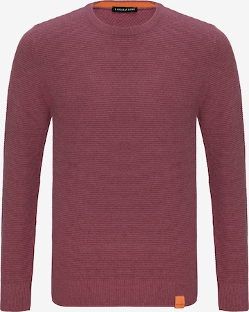 Basics and More Sweater ' Shaun ' in Pink: front