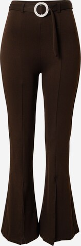 Trendyol - Acampanado Pantalón en marrón: frente