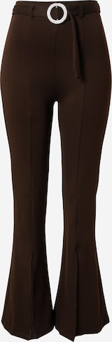 Pantalon Trendyol en marron : devant