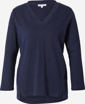 TOM TAILOR - Sweatshirt em azul: frente