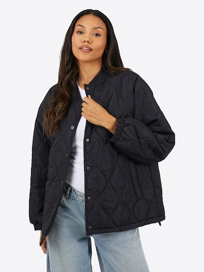 BRAVE SOUL Veste mi-saison en noir, Vue avec produit