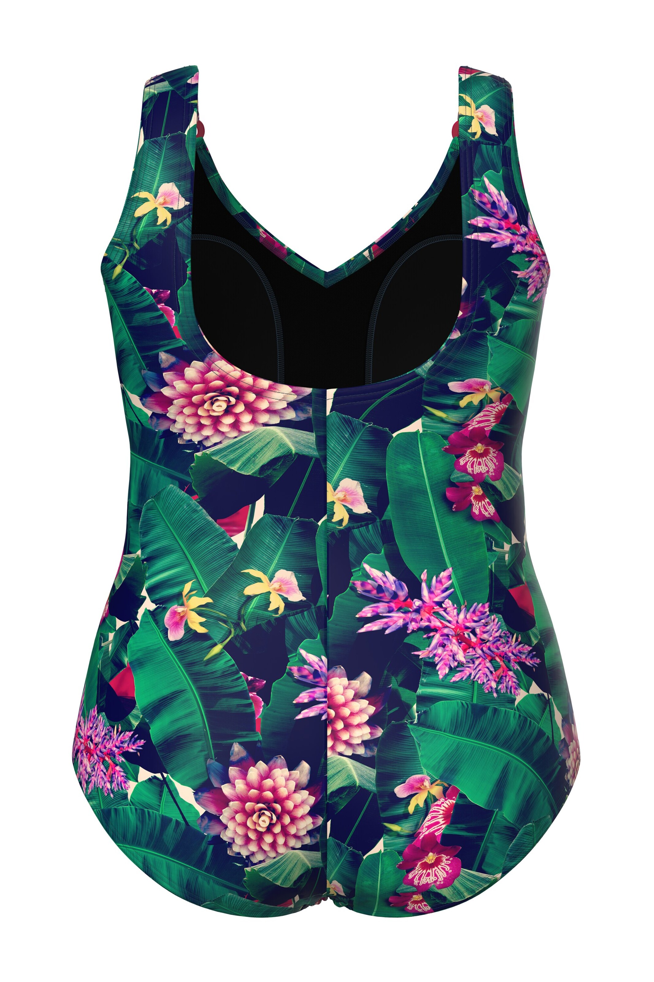Ulla Popken Swimsuit in Green