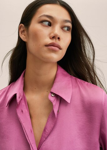 MANGO Blouse 'Ideale' in Pink