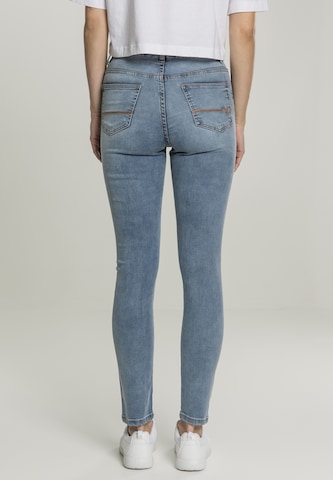 Urban Classics Skinny Jeans in Blau