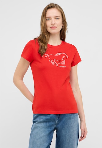 MUSTANG Shirt 'Style Loa' in Red: front