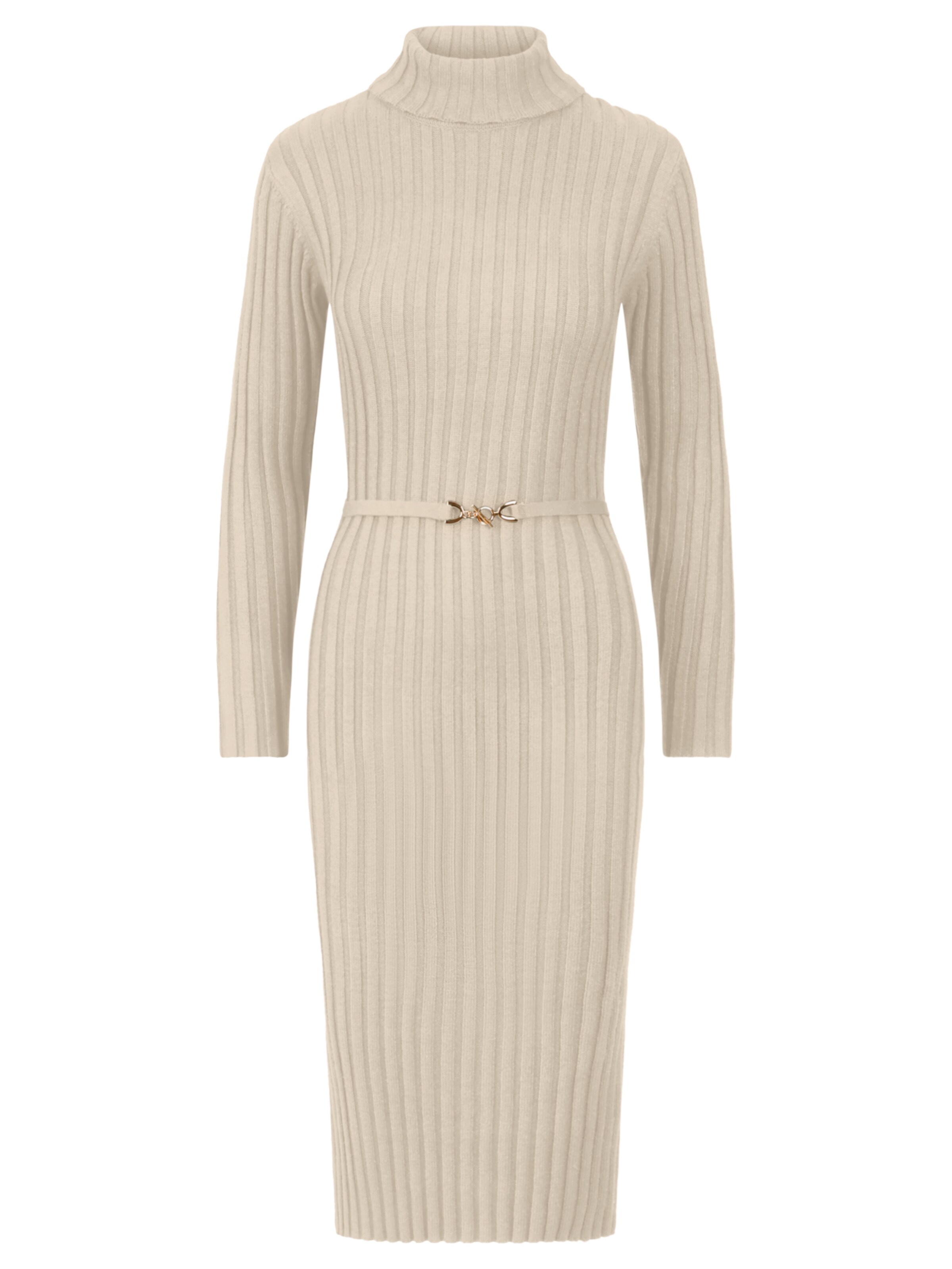 APART Strickkleid in Beige: Vorderseite