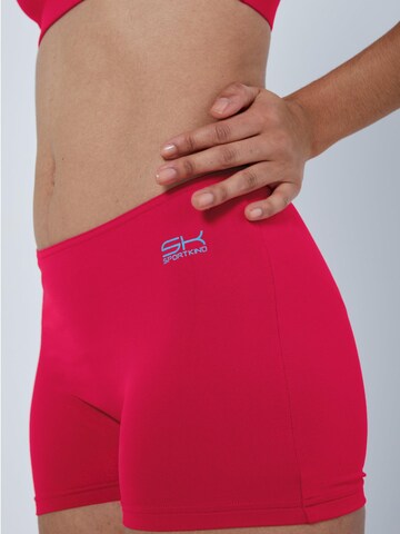 SPORTKIND Skinny Sportbroek 'Short Tights' in Roze