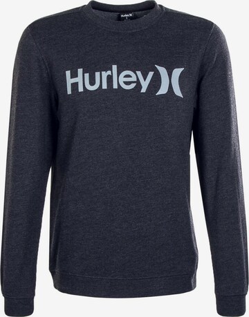 Hurley Athletic Sweatshirt 'Crew One & Only' in Grey: front