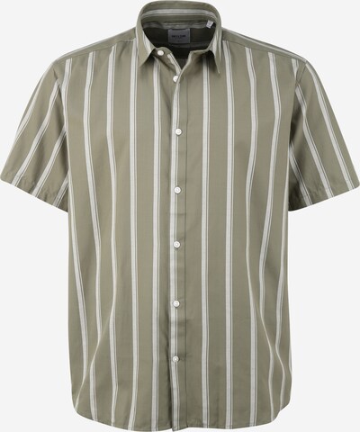 Only & Sons Big & Tall Chemise 'TRAVIS' en gris clair / olive, Vue avec produit