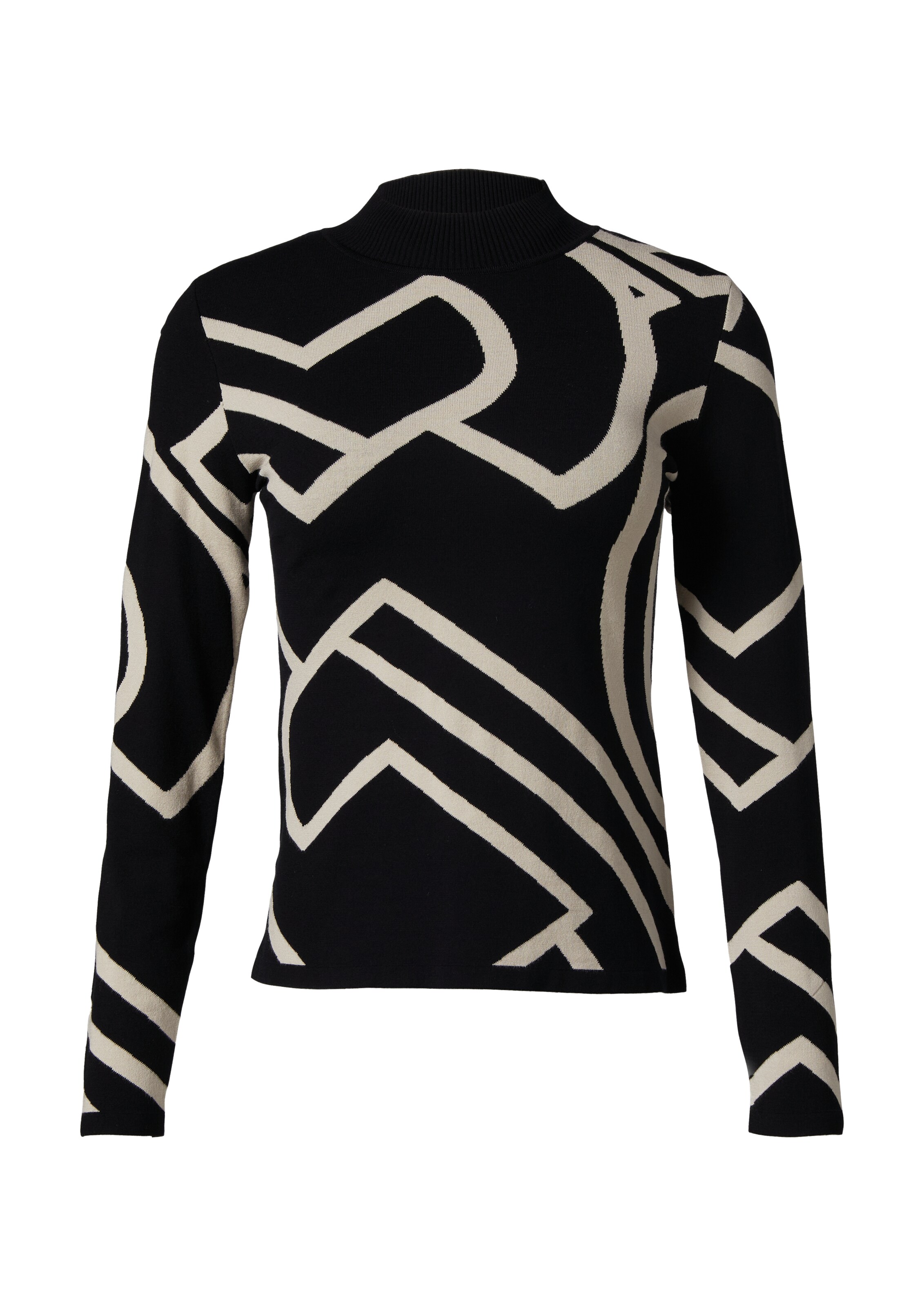 COMMA Pull-over en écru / noir, Vue avec produit