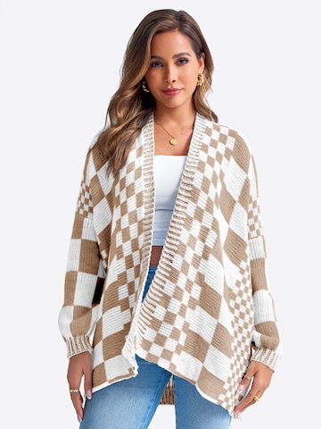 Imily Bela Cardigan i beige: forside