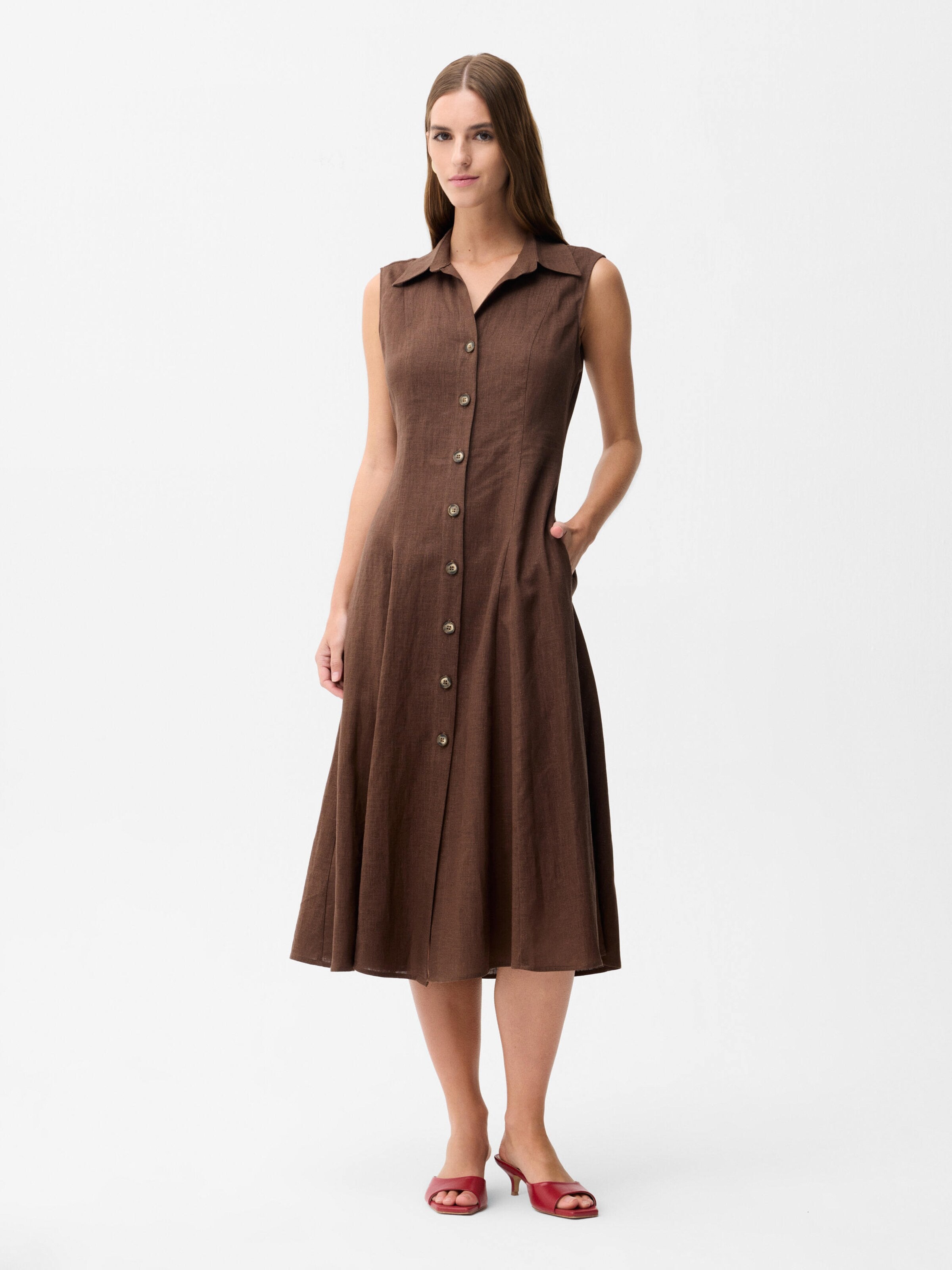 adl Dress in Brown