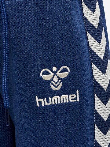 Hummel Tapered Workout Pants 'Olek' in Blue