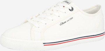 s.Oliver Matalavartiset tennarit värissä valkoinen: etupuoli