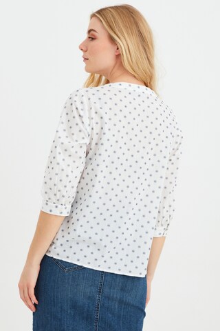 Fransa Blouse in Wit