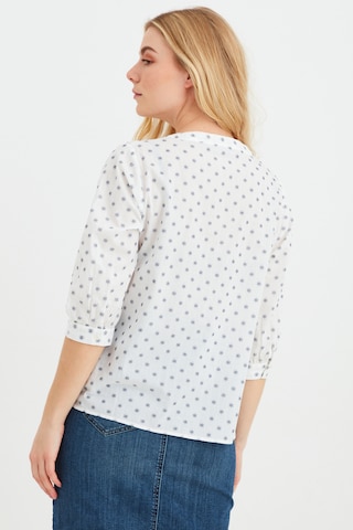 Fransa Blouse 'FRVADOB' in White