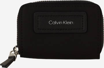 melns Calvin Klein Naudas maks: no priekšpuses