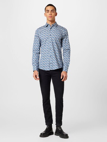 Slim fit Cămașă 'Pit' de la JOOP! pe albastru
