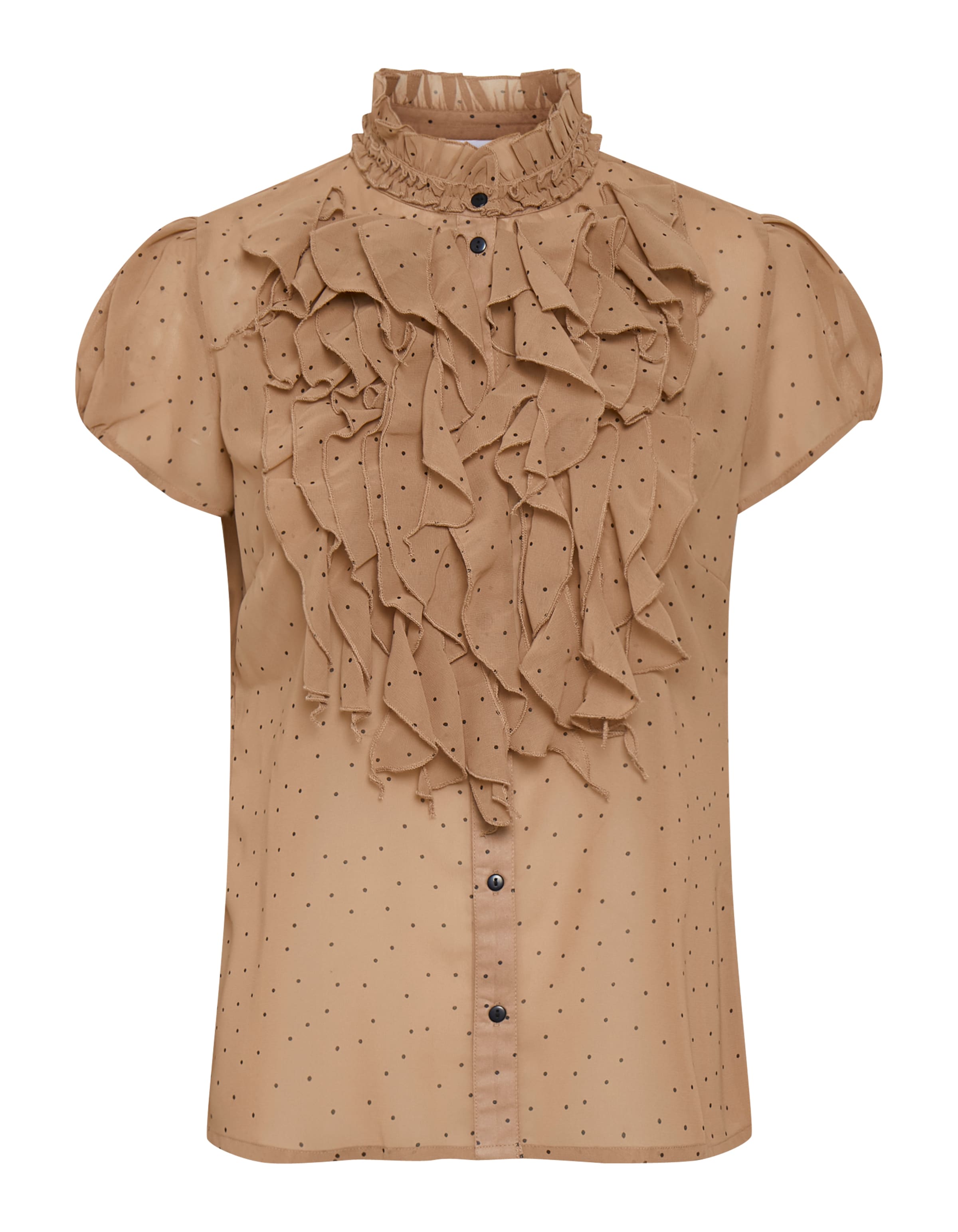 SAINT TROPEZ Blouse in Beige: front