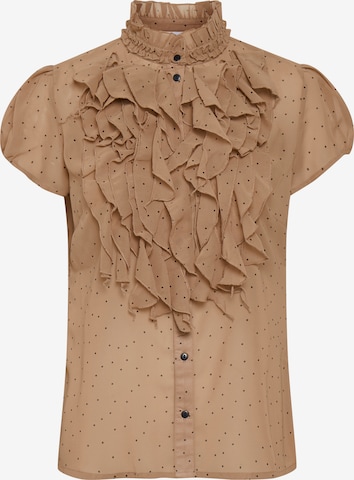 Camicia da donna di SAINT TROPEZ in beige: frontale