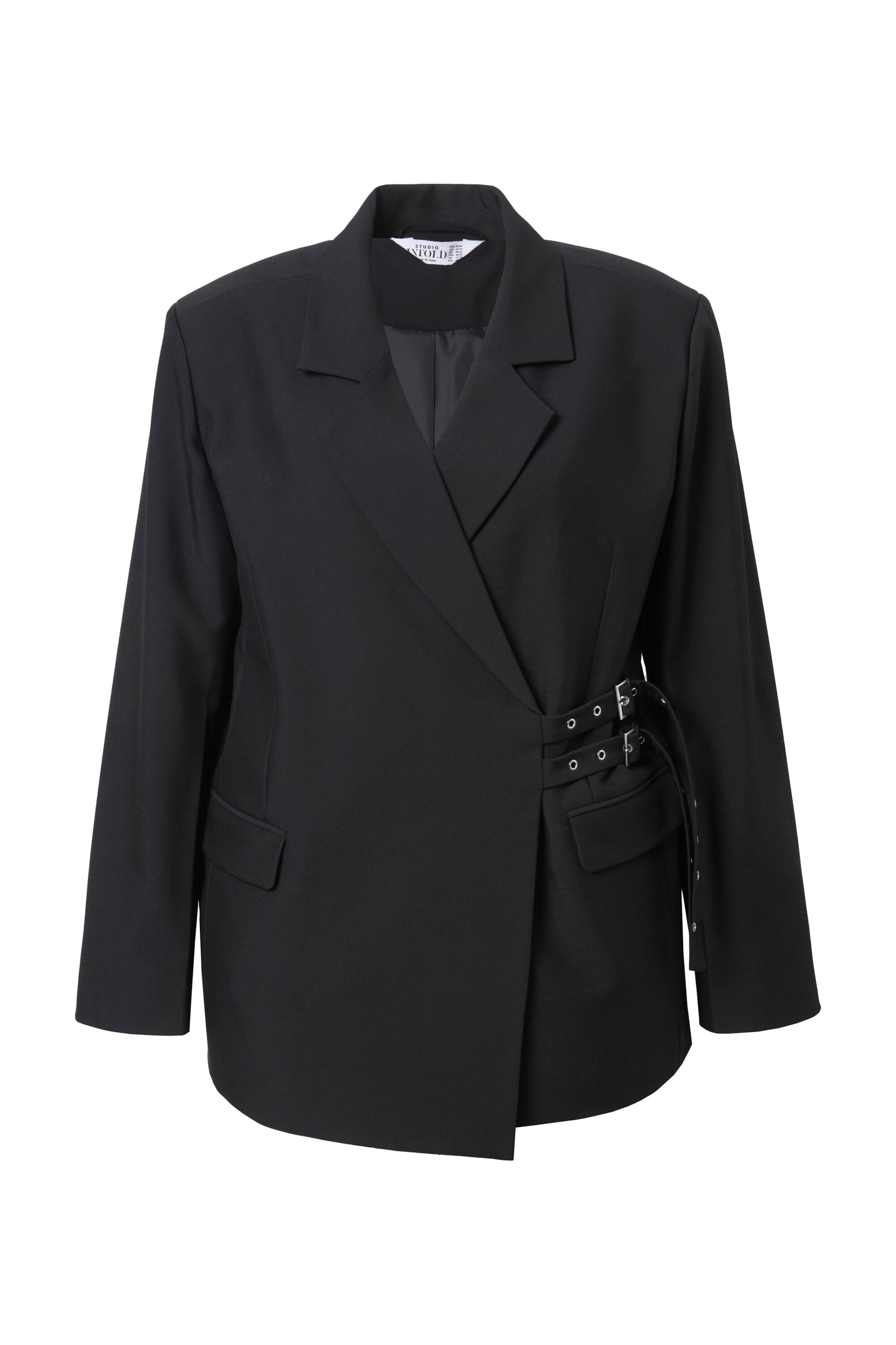 Studio Untold Blazers in Zwart: voorkant