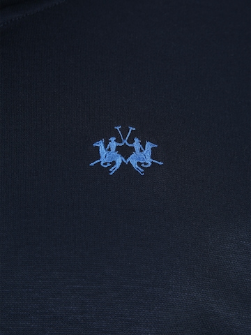 La Martina - Sudadera con cremallera en azul
