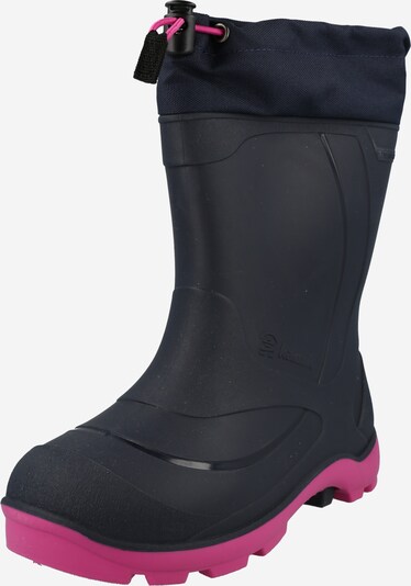 Kamik Rubber Boots 'Snobuster 1' in Navy / Fuchsia, Item view